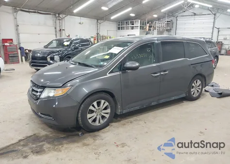 2014 Honda Odyssey Ex-L from USA, damaged, VIN 5FNRL5H64EB048503